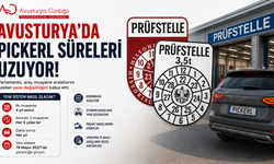 Avusturya'da araç muayene sistemi değişiyor: "Pickerl" süresi uzatılıyor