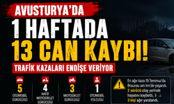 Avusturya'da Bir Haftada 13 Kişi Trafik Kazalarında Hayatını Kaybetti