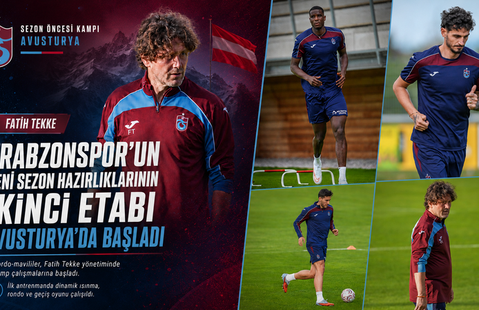 Trabzonspor’un Avusturya Kampı Başladı