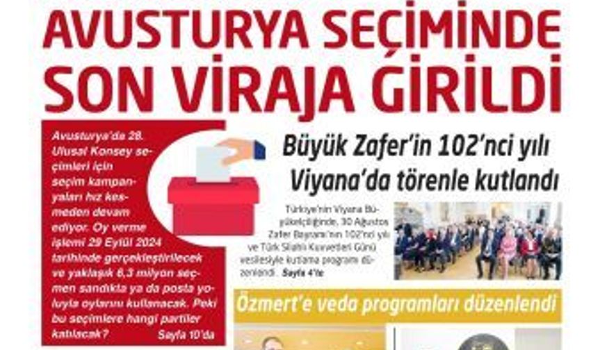 Avusturya Günlüğü Gazetesinin 134'üncü sayısı çıktı