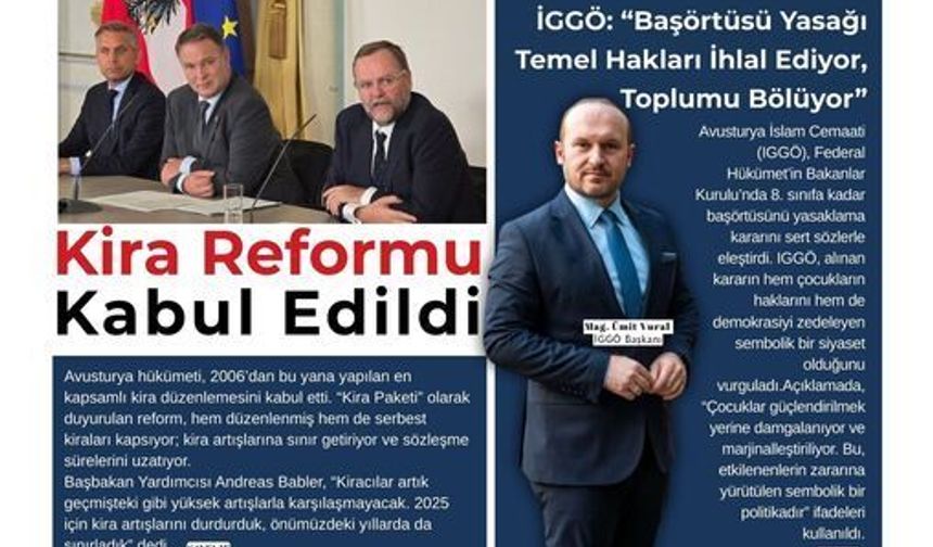 Avusturya Günlüğü Gazetesinin Eylül Sayısı Çıktı